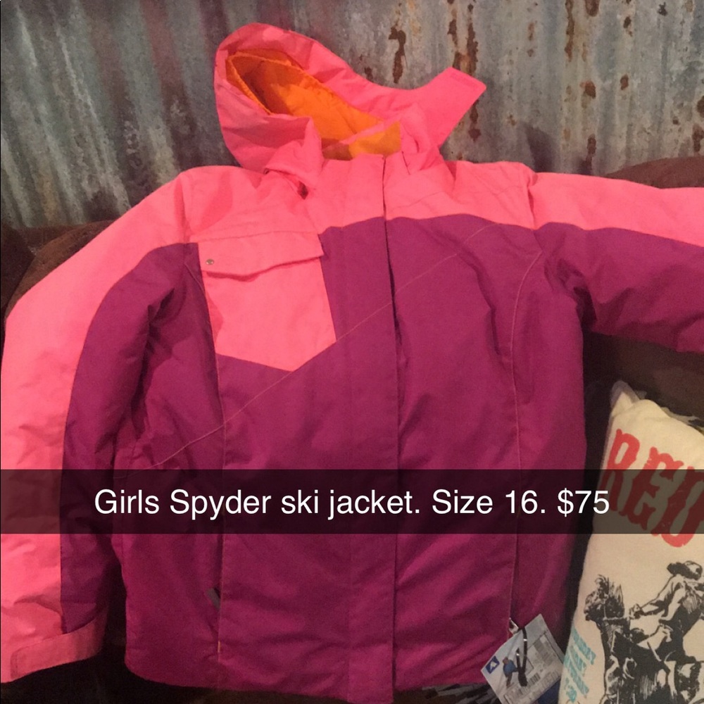 Girls Spyder ski jacket